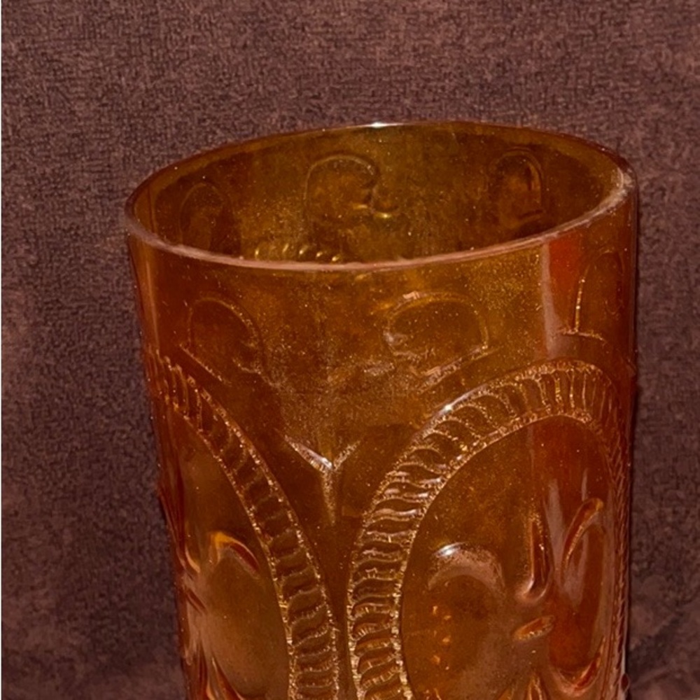 Vintage amber glass from India